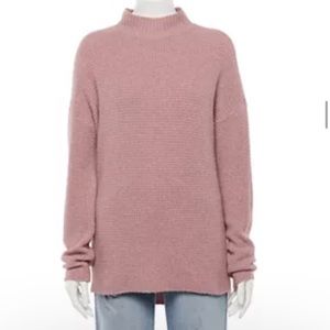 New Mockneck Tunic Sweater XS